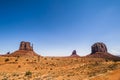 Magnificent rock formation at Monument Valley