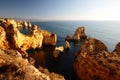 Magnificent rock formations at Pointe de Piedade, Algarve, Portugal