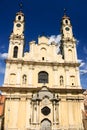 Magnificent rococo church of Ascension, Vilnius, Lithuania