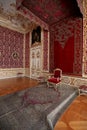 Magnificent room with the King\'s throne inside the Munich Residenz (MÃ¼nchner Residenz) in Munich.