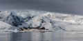 Chile`s GonzÃÂ¡lez Videla Antarctic Base at Waterboat Point, Paradise Bay, Antarctic Peninsula Royalty Free Stock Photo