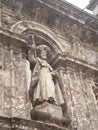 Magnificent Sculpture Dedicated To The Apostle Santiago In The Cathedral In Santiago De Compostela. August 7, 2012. Santiago