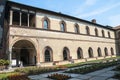 The magnificent Sforza Castle in Milan Italy.