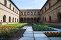 The magnificent Sforza Castle in Milan Italy.