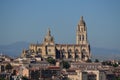 Magnificent Shot Of The Cathedral Of Segovia At Sunrise. Architecture, Travel, History.