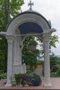 Valaam Island, Russia, July 12, 2024. Chapel of the Icon of the Mother of God.