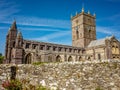 The magnificent St Davids Cathedral, St Davids, Wales on a summers day