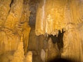 Magnificent stalactites in a cave in the reserve Ankaran, Madagascar Royalty Free Stock Photo