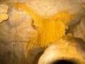 Magnificent stalactites in a cave in the reserve Ankaran, Madagascar Royalty Free Stock Photo