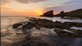 Magnificent sunrise Sinemorets, Bulgaria - Image Royalty Free Stock Photo