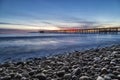 A Magnificent Sunset in Ventura Beach California Royalty Free Stock Photo