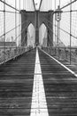A magnificent view of Brooklyn Bridge Royalty Free Stock Photo