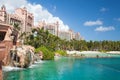 Atlantis casino terrace with seahorse, Nassau, Bahamas