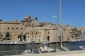 Magnificent view of the fortifications of the island of Malta.