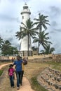 A magnificent view looking towards the lighthouse at Point Utrecht Bastion at Galle Fort in Sri Lanka.