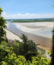 A magnificent view of Mont Saint-Michel Royalty Free Stock Photo