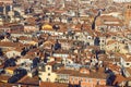 View of the roofs of Venice from the top of the San Marco Campanile in Venice, Italy Royalty Free Stock Photo