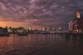 Magnificent view of the Thames river