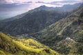 View over the mountains in Ella, Sri Lanka Royalty Free Stock Photo