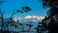 Magnificent views of the snow-capped Kanchenjunga From Peaceful Town Pelling, Sikkim