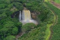 Magnificent Wailua Falls in Kauai Royalty Free Stock Photo