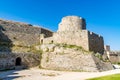 Magnificent walls of medieval city of Rhodes, Greece Royalty Free Stock Photo