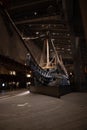 The magnificent wooden Vasa warship salvaged from the sea and displayed at Vasa Museum.