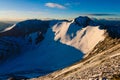 Magnificient Sunrise on Stok Kangri Mountain during ascend to the peak, Ladakh, Himalayas