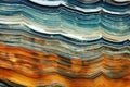 magnified image of mica layers