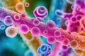 Magnified Microbial Metropolis