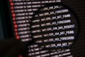 magnified view of http error codes on developer console screen with various 400 403 and 404 status messages indicating access and