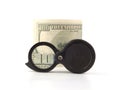 Magnifier with dollar