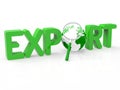 Magnifier Export Represents Sell Overseas And Exportation