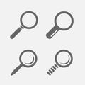 Magnifier Glass Icons,search find lupe Royalty Free Stock Photo