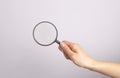 Magnifier hand search