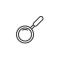 Magnifier line icon