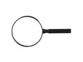 Magnifier or Magnifying glass isolated on white background Royalty Free Stock Photo