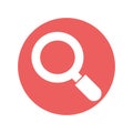 Magnifier Vector icon which can easily modify or edit Royalty Free Stock Photo