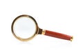 Magnifier on a white Royalty Free Stock Photo