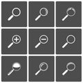 Magnifier and Zoom Icons