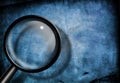 Magnify Glass Blue Grunge