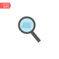 Magnify icon. Modern flat pictogram. Magnifying glass sign. Search icon isolated on background. Simple vector symbol for web site Royalty Free Stock Photo