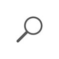 Magnify Vector icon . search icon vector isolated on white background. zoom icon