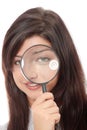 Magnifying glass Royalty Free Stock Photo