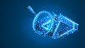Magnifying glass Analysis of HTML code Bracket. Coding analytics, software programming concept. Abstract, digital Royalty Free Stock Photo