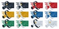 Magnifying glass and credit card icons