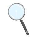 Magnifying glass clipart Royalty Free Stock Photo