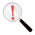 Magnifying glass Royalty Free Stock Photo