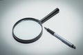 Magnifying glass Royalty Free Stock Photo