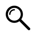 Magnifying glass icon flat vector illustration design